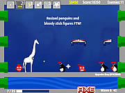 pingvines - Giraffe got game