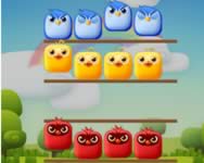 Birds lineup pingvines HTML5 játék