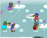 Penguin diner 2 pingvines HTML5 játék