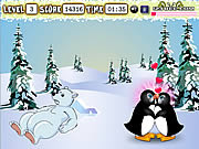 Penguin kissing pingvines játékok